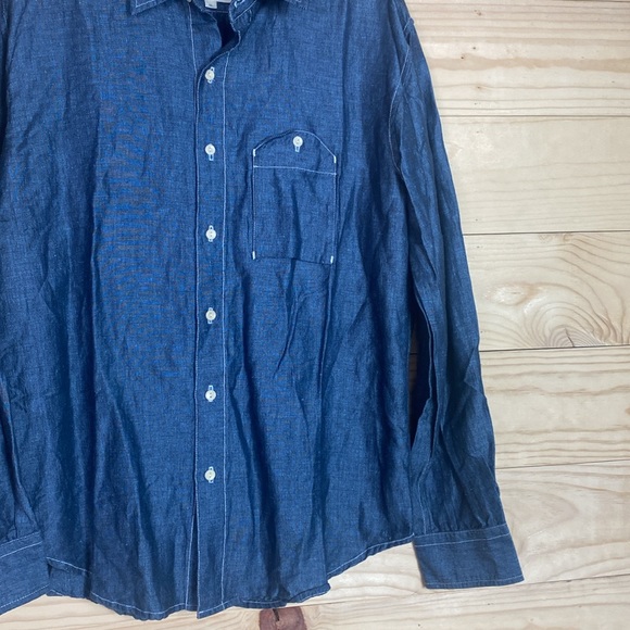 Umber & Ochre San Francisco chambray button down shirt XL - Picture 3 of 11